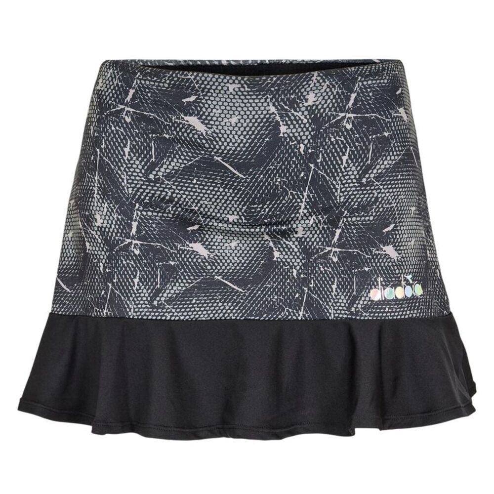 Diadora Womens/Ladies Abstract Tennis Skirt / Black
